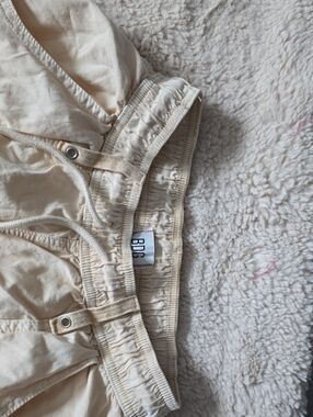 BDG Beige Drawstring Elastic Waist Pants